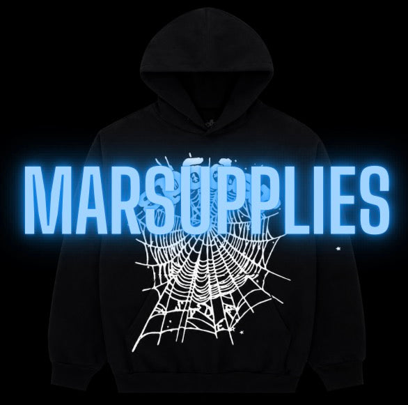 OG W3B BLACK SPID3R HOODIE